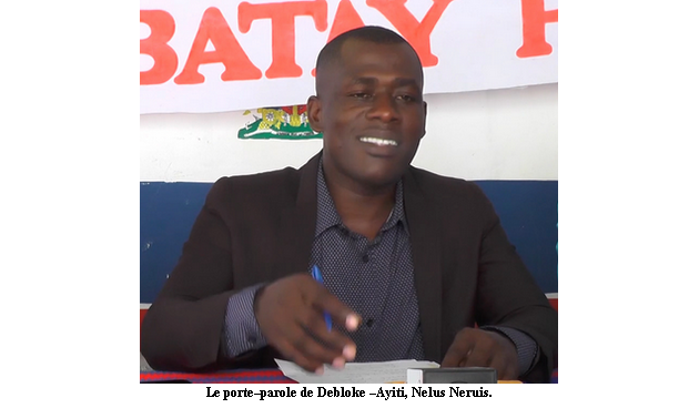 Face à la crise multiforme dans le pays, il faut « un dialogue national », affirme le porte–parole de Debloke –Ayiti